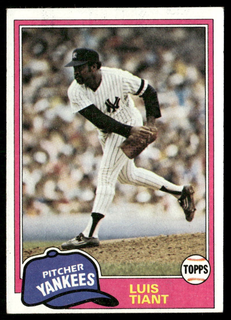1981 Topps #627 Luis Tiant