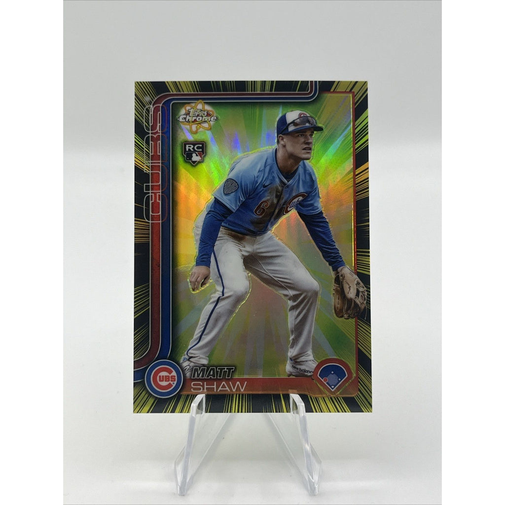 Matt Shaw 2025 Topps Chrome Radiating Rookie #RR-21 SSP