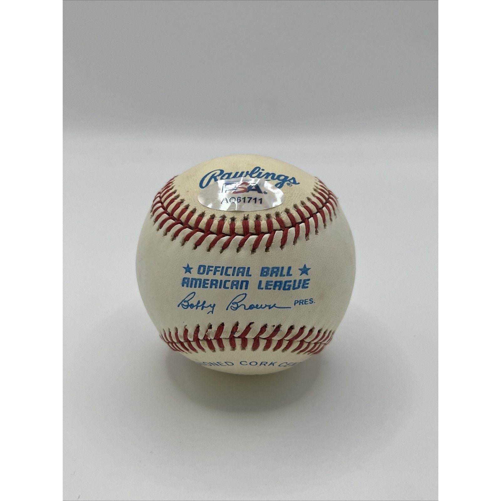 Bob Feller MLB Baseball Autographed PSA Authentication Original Signed Ball
