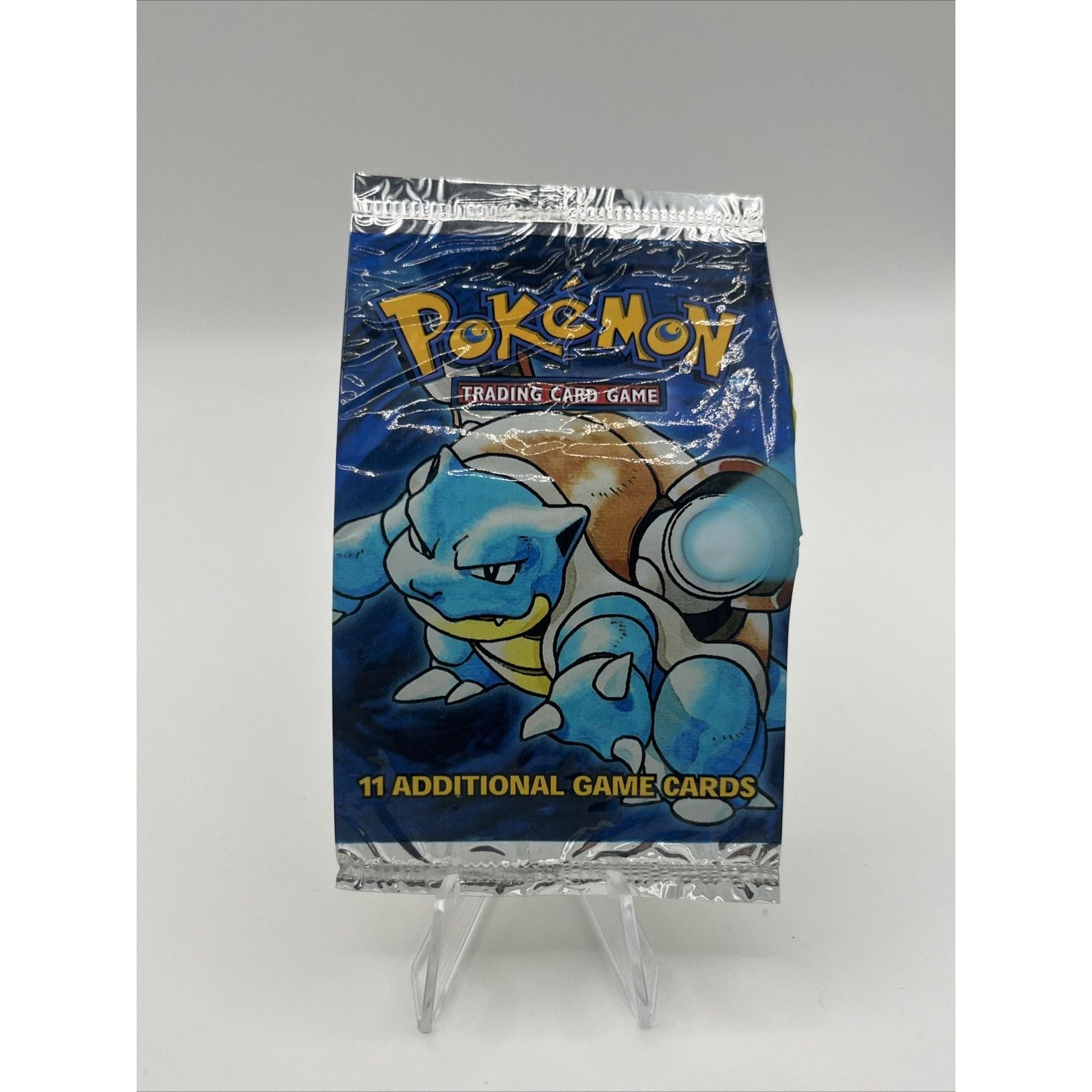 1999 PokémonBase Set Booster Pack Blastoise EMPTY Wrapper