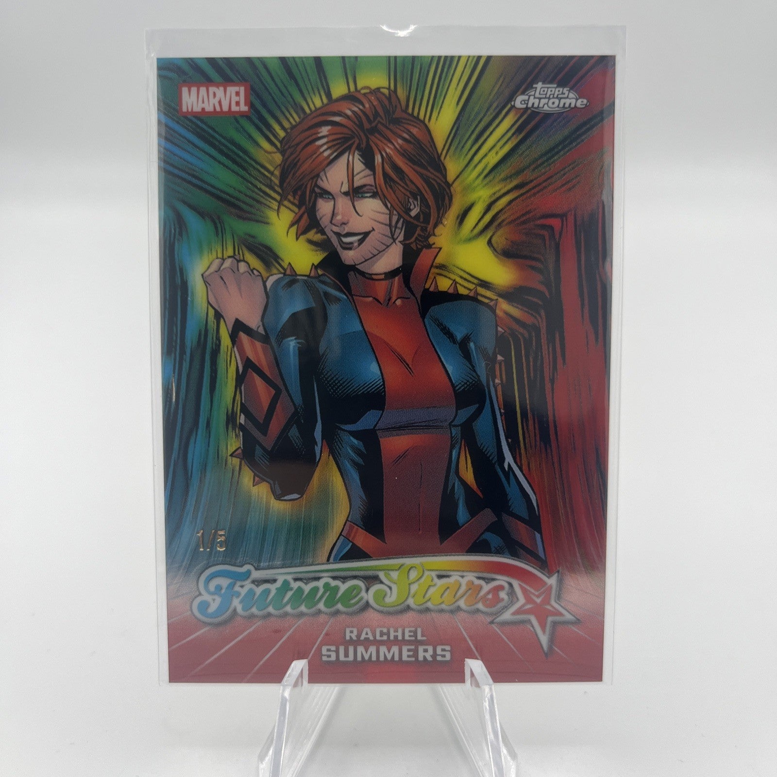 2026 Topps Chrome Marvel Comics Future Stars Rachel Summers Red Refractor #1/5