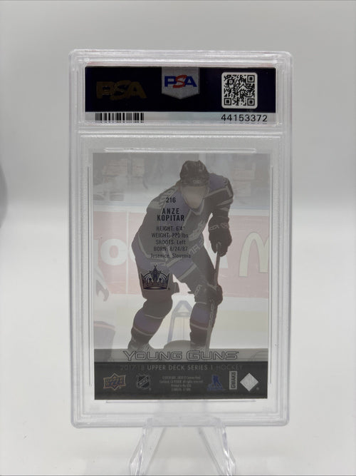 2018 Upper Deck Maze Kopitar Retro Young Guns Acetate PSA 10