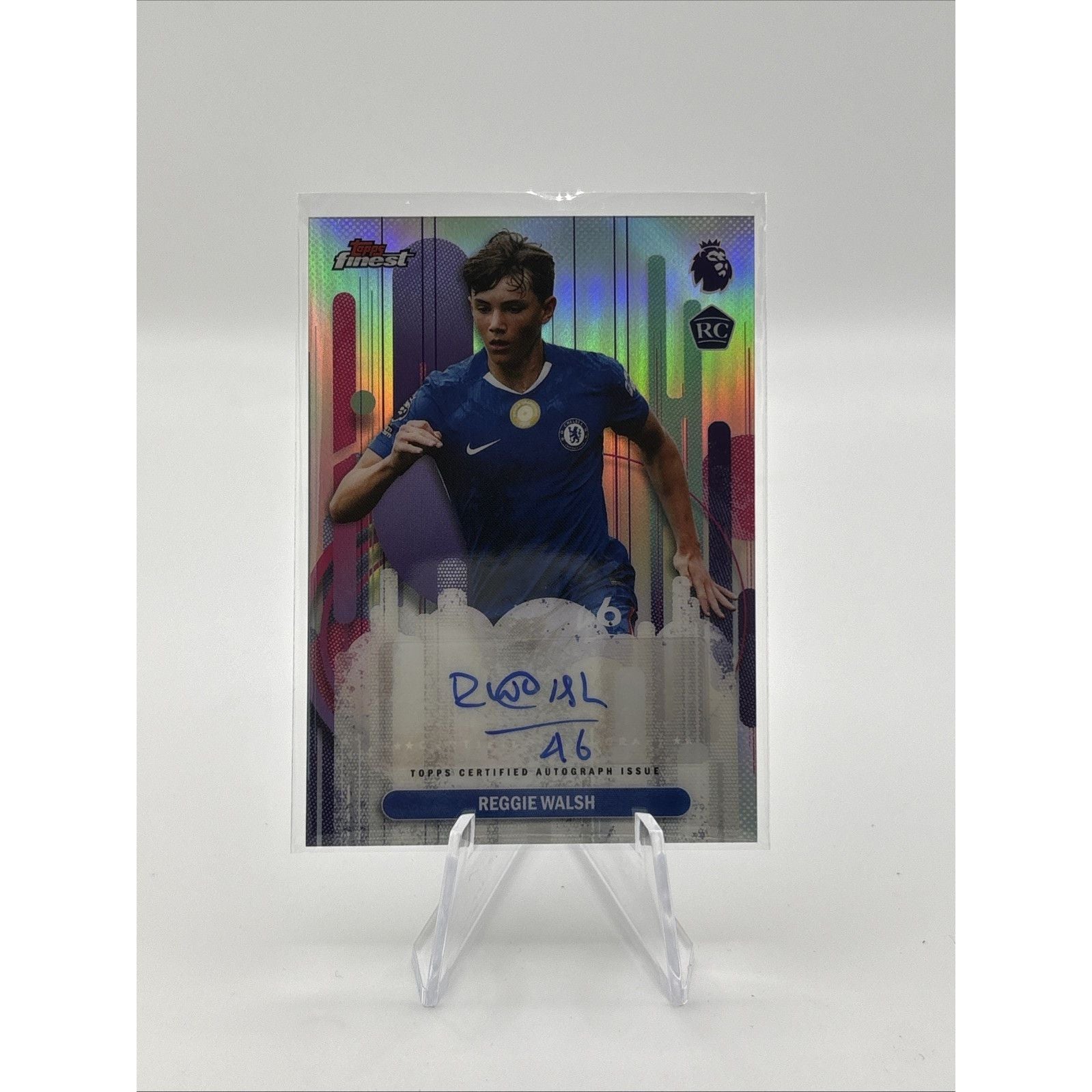 2026 Topps Finest Reggie Walsh Refractor Auto RC Chelsea