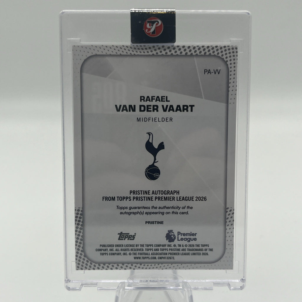 Topps Pristine Premier League 2026 Rafael van der Vaart Spurs PA-VV Auto #/75
