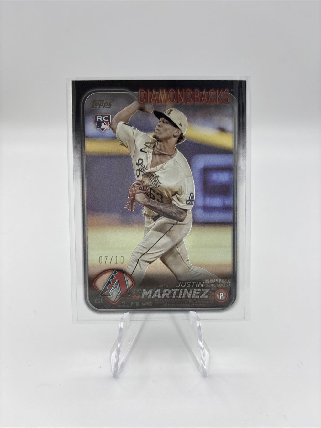 2024 Topps Series 1 - Justin Martinez #325 Acetate SSP /10 (RC)