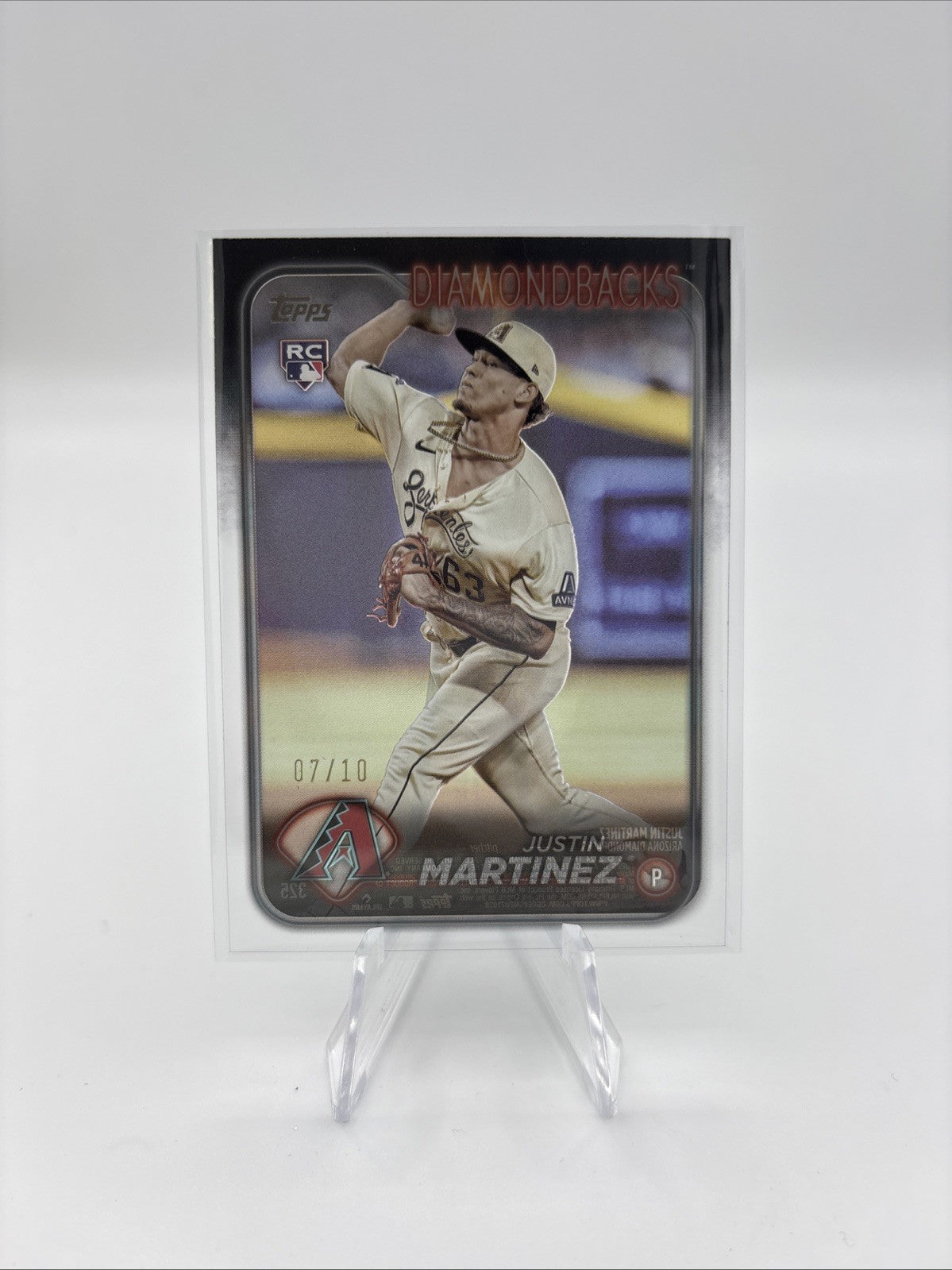 2024 Topps Series 1 - Justin Martinez #325 Acetate SSP /10 (RC)