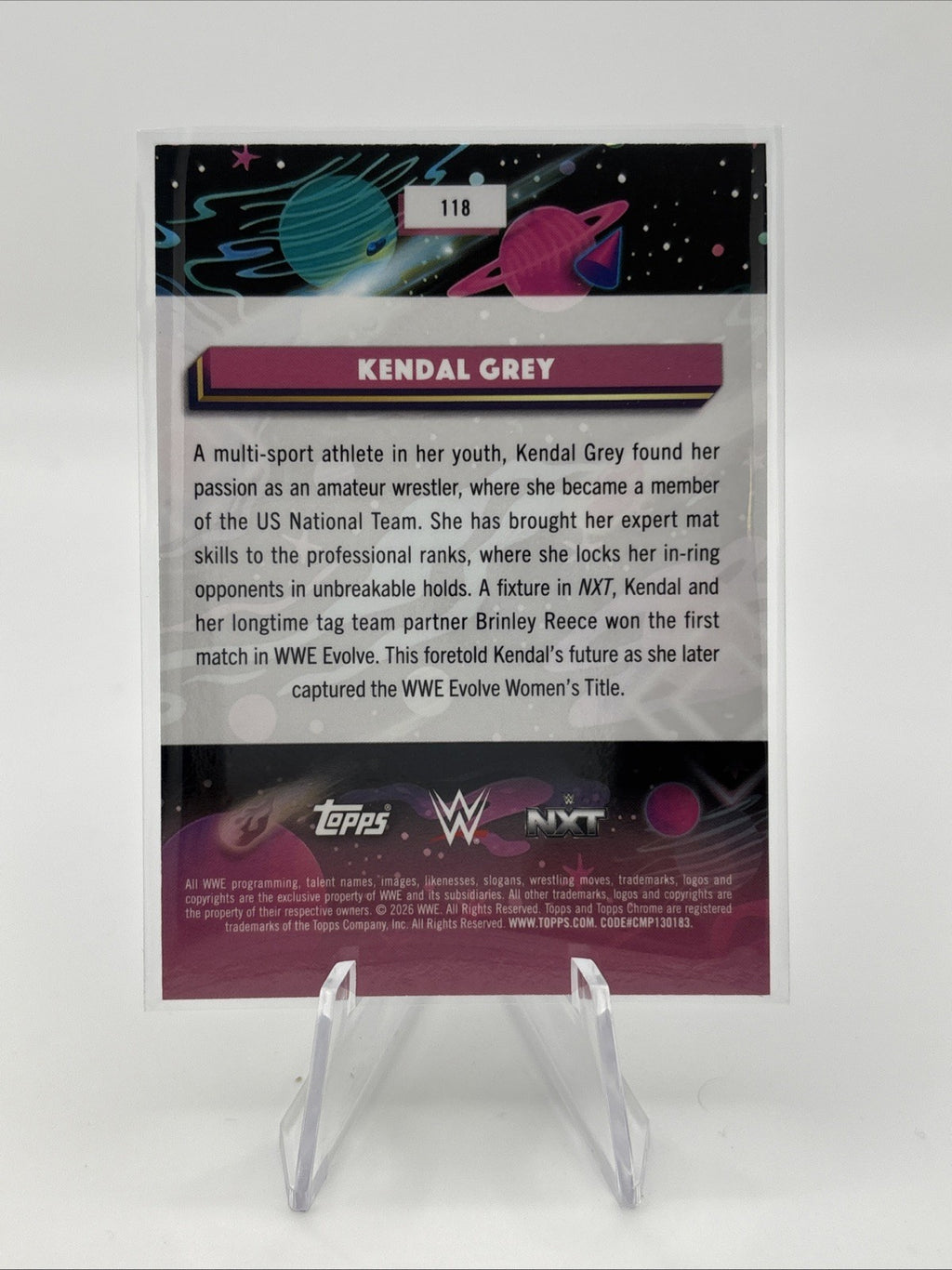 2026 Topps Chrome Cosmic - Kendal Grey 