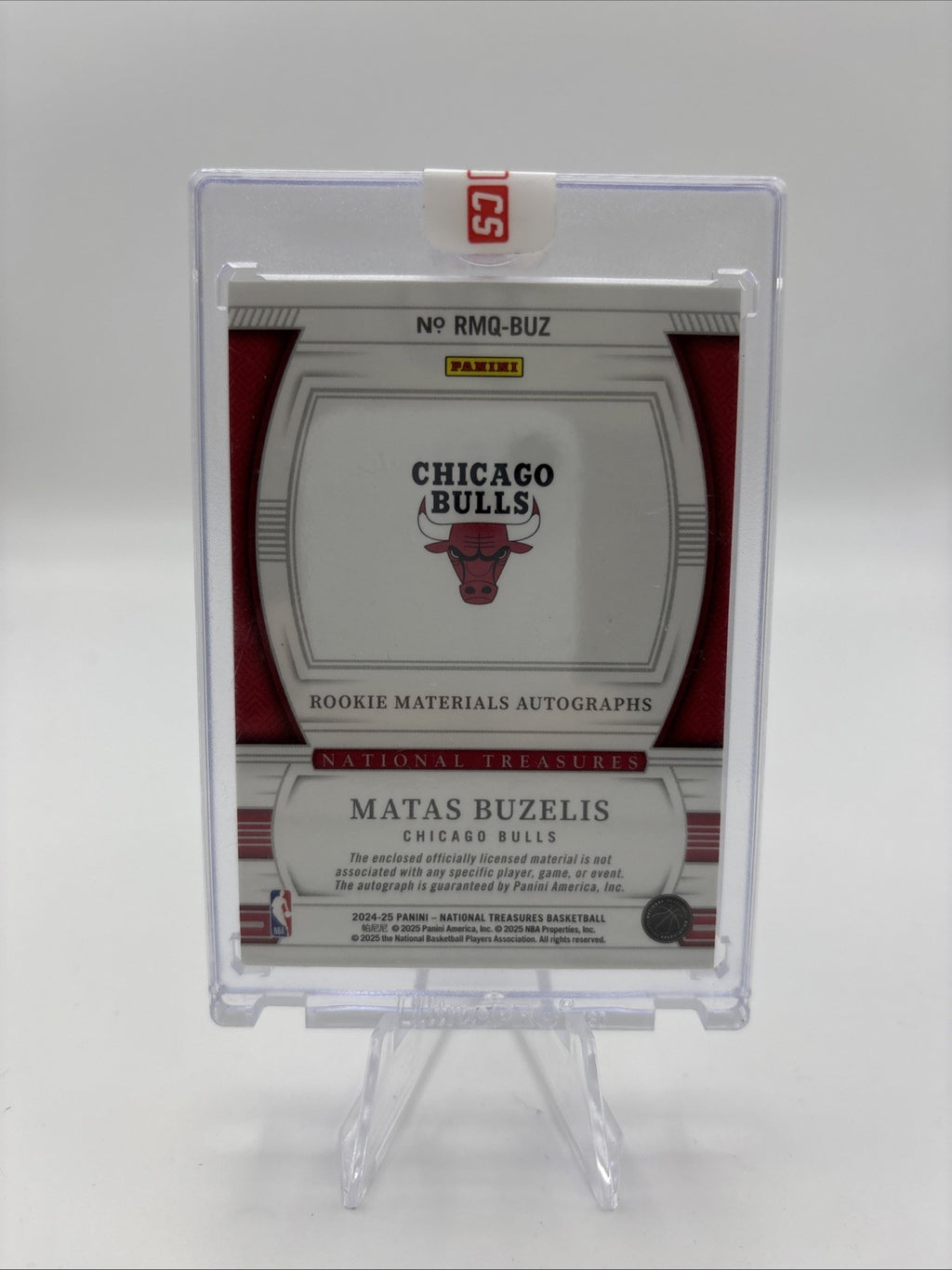 2024-25 Panini National Treasures - Rookie Materials Autographs Quad Matas...