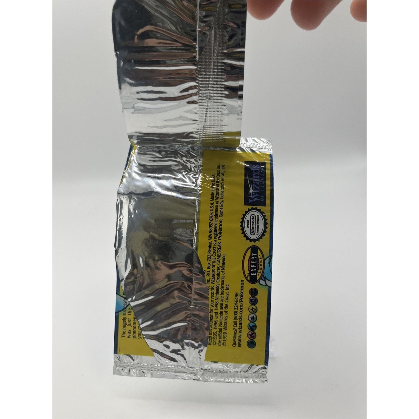 1999 PokémonBase Set Booster Pack Blastoise EMPTY Wrapper