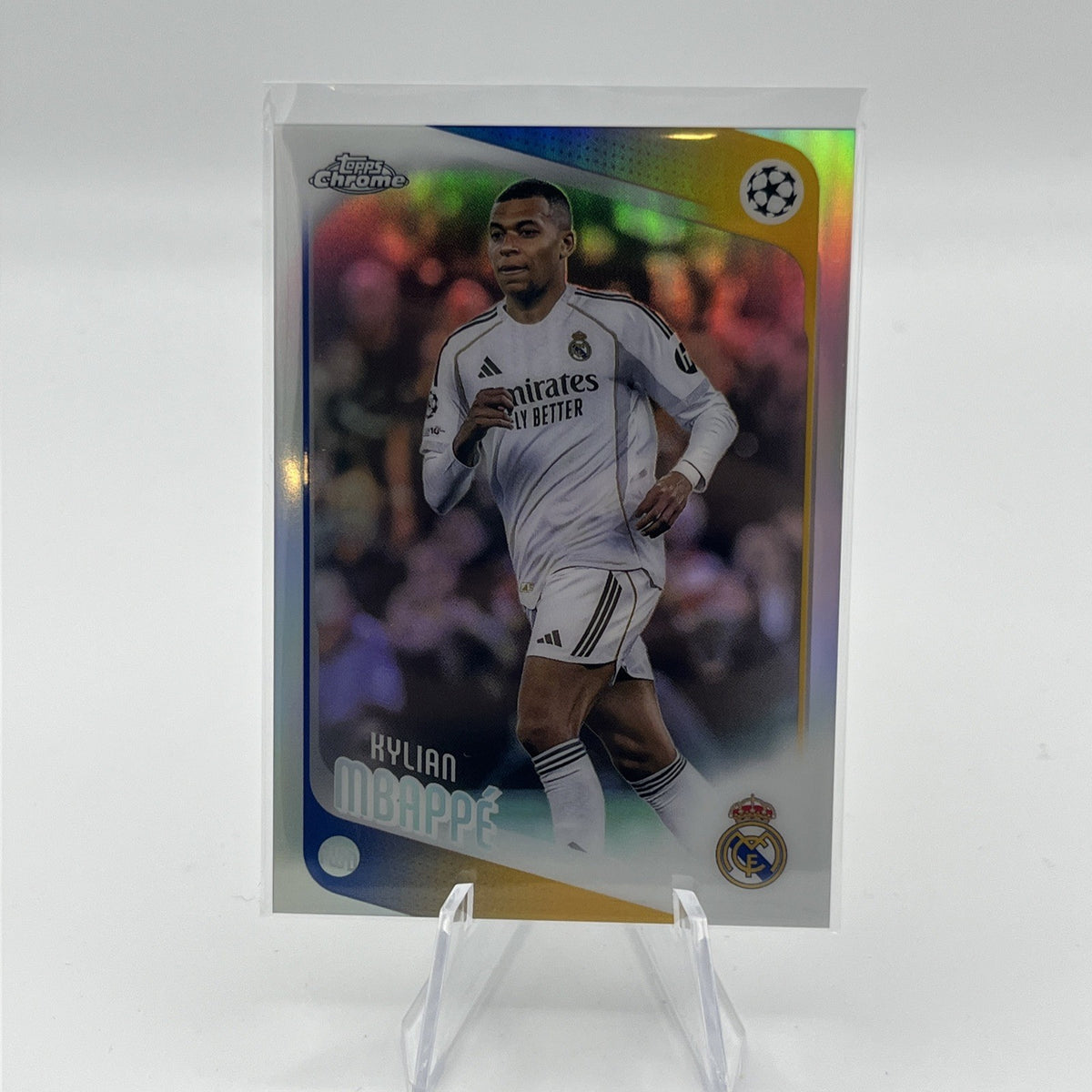 2025-26 Topps Chrome UCC UEFA Kylian Mbappé Refractor #112