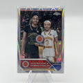 Juju Watkins/Hannah Hidalgo 2023 Topps Chrome McDonald's AA RayWave Refractor