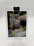 Vernon Wells 2026 Topps Chrome Black GOLD REFRACTOR AUTO /50 Blue Jays