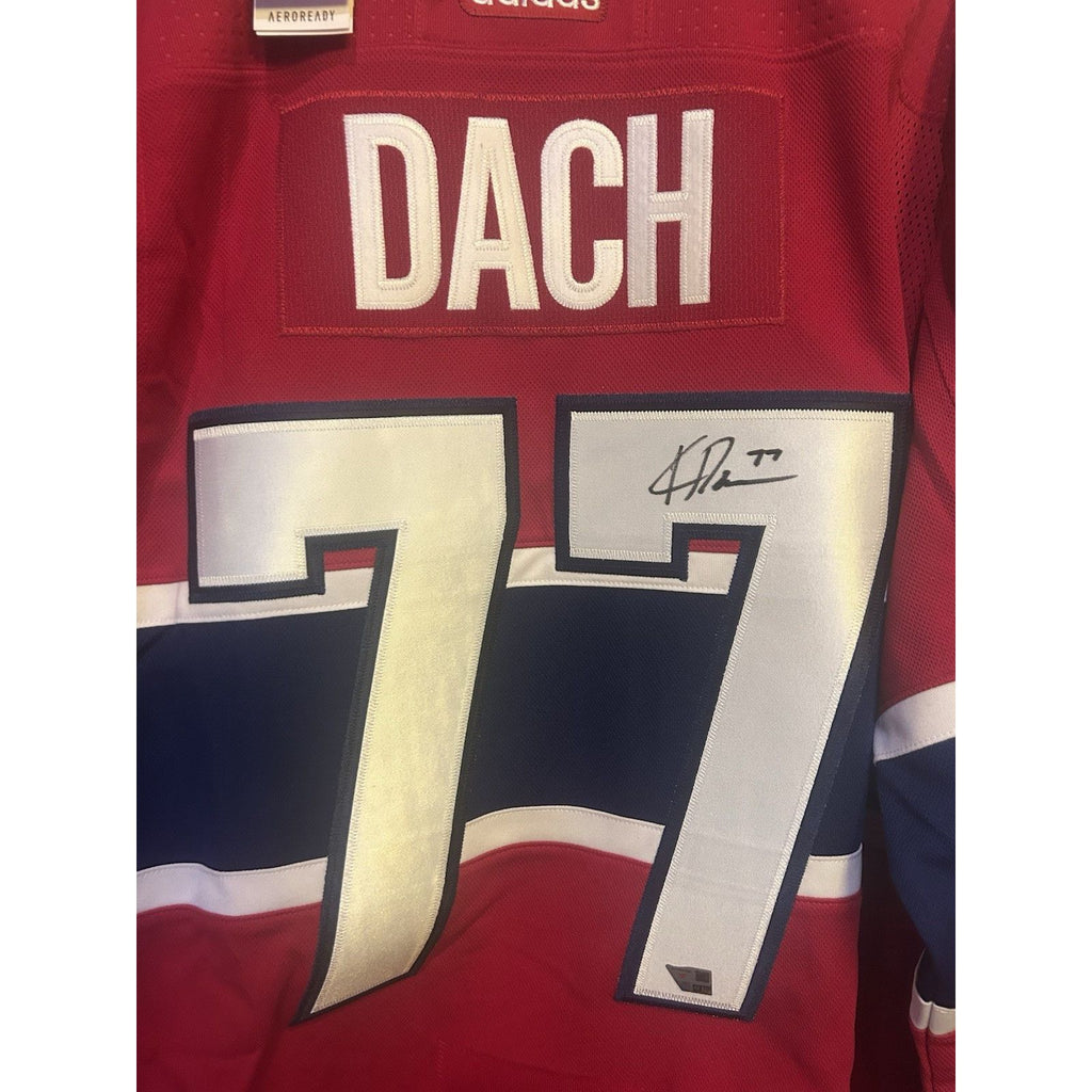 Kirby Dach Autographed Montreal Canadiens Jersey Fanatics Authenticated