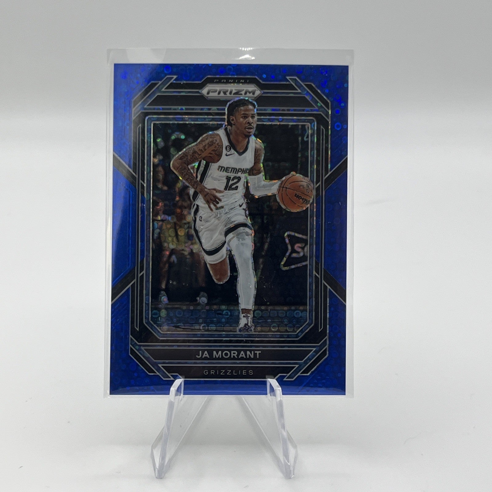 2022-23 Panini Prizm Ja Morant Blue Disco Prizm /150