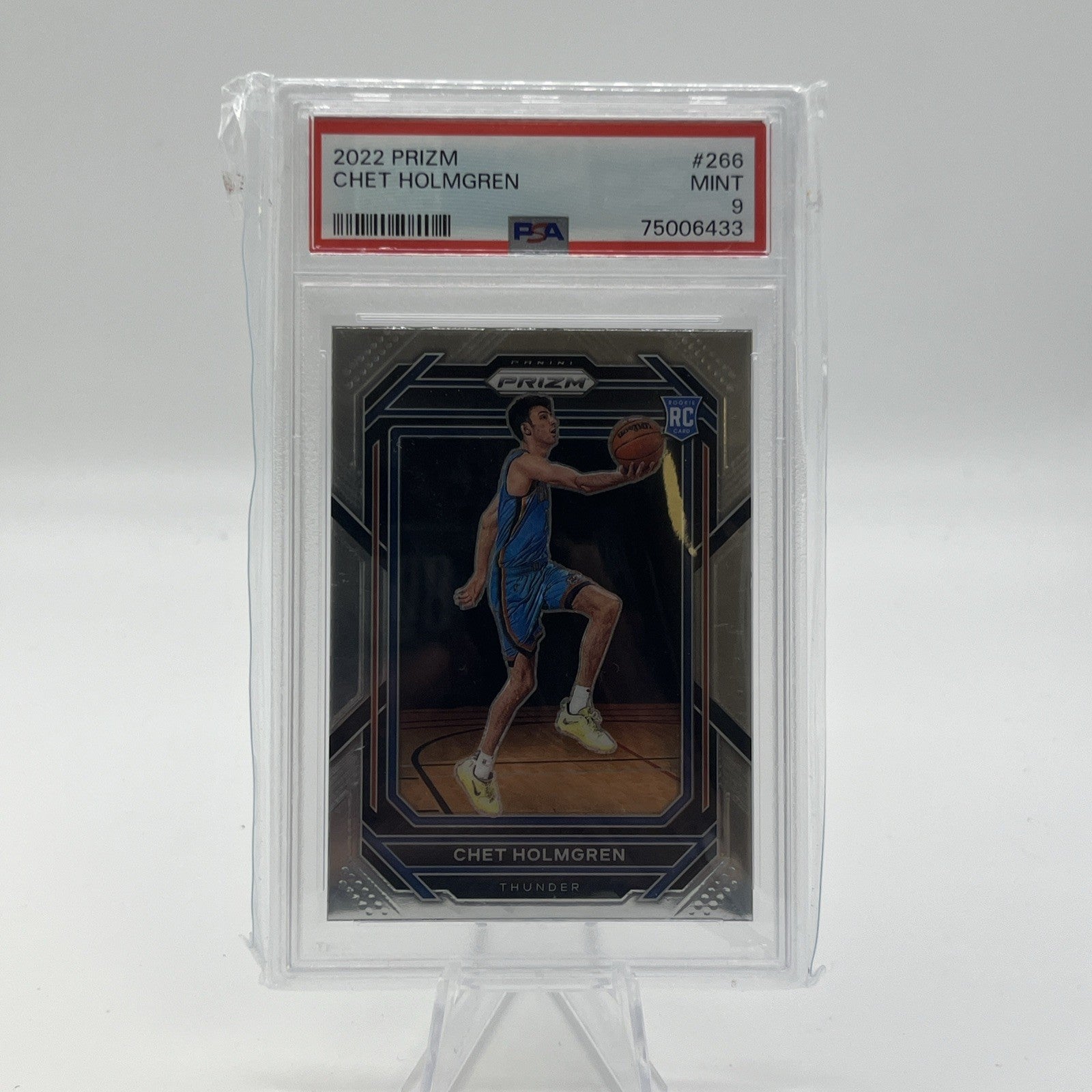 2022 Panini Prizm Chet Holmgren PSA 9