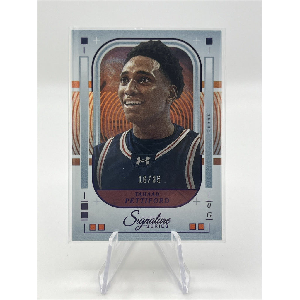 Panini 2025-26 Signature Series Basketball Tahaad Pettiford Auburn /35