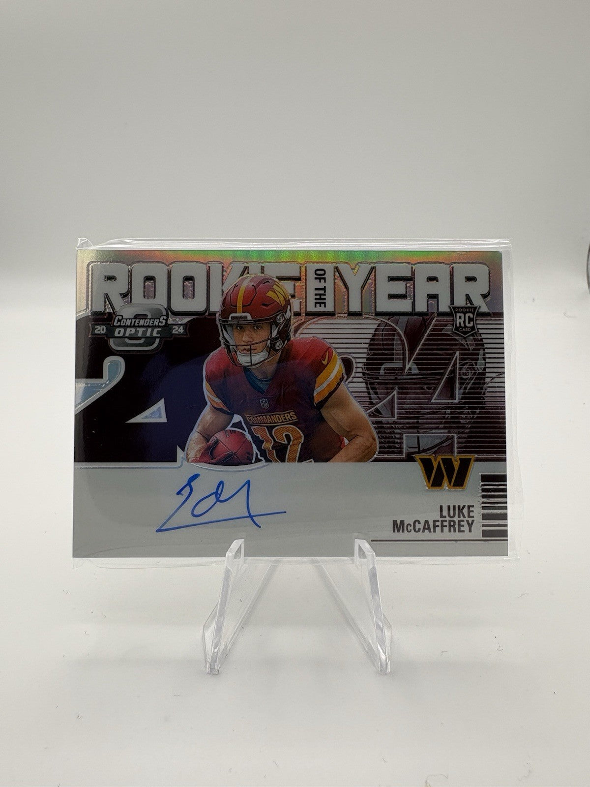 2024 Panini Contenders Optic - Rookie of the Year Contenders Luke McCaffrey...