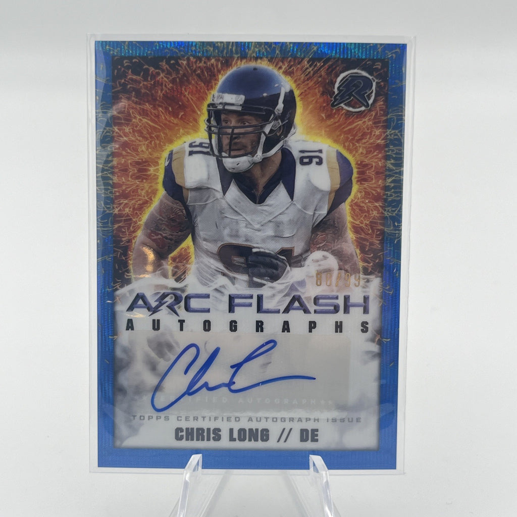 2024 Topps Resurgence - Arc Flash Auto Chris Long Blue /99