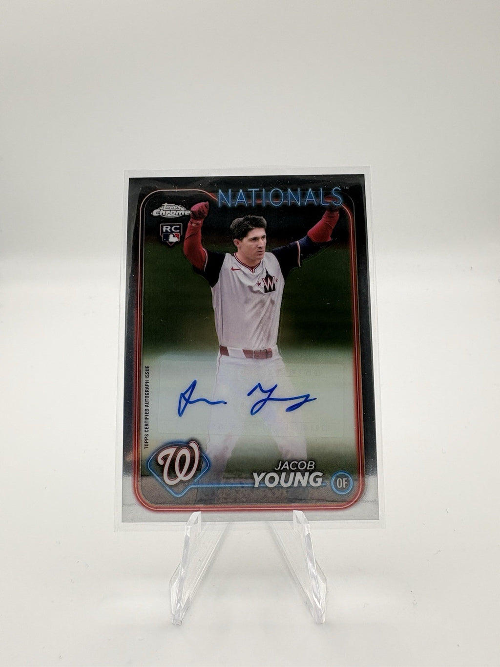 2024 Topps Chrome Update Series - Autographs Jacob Young #AC-JY (AU, RC)
