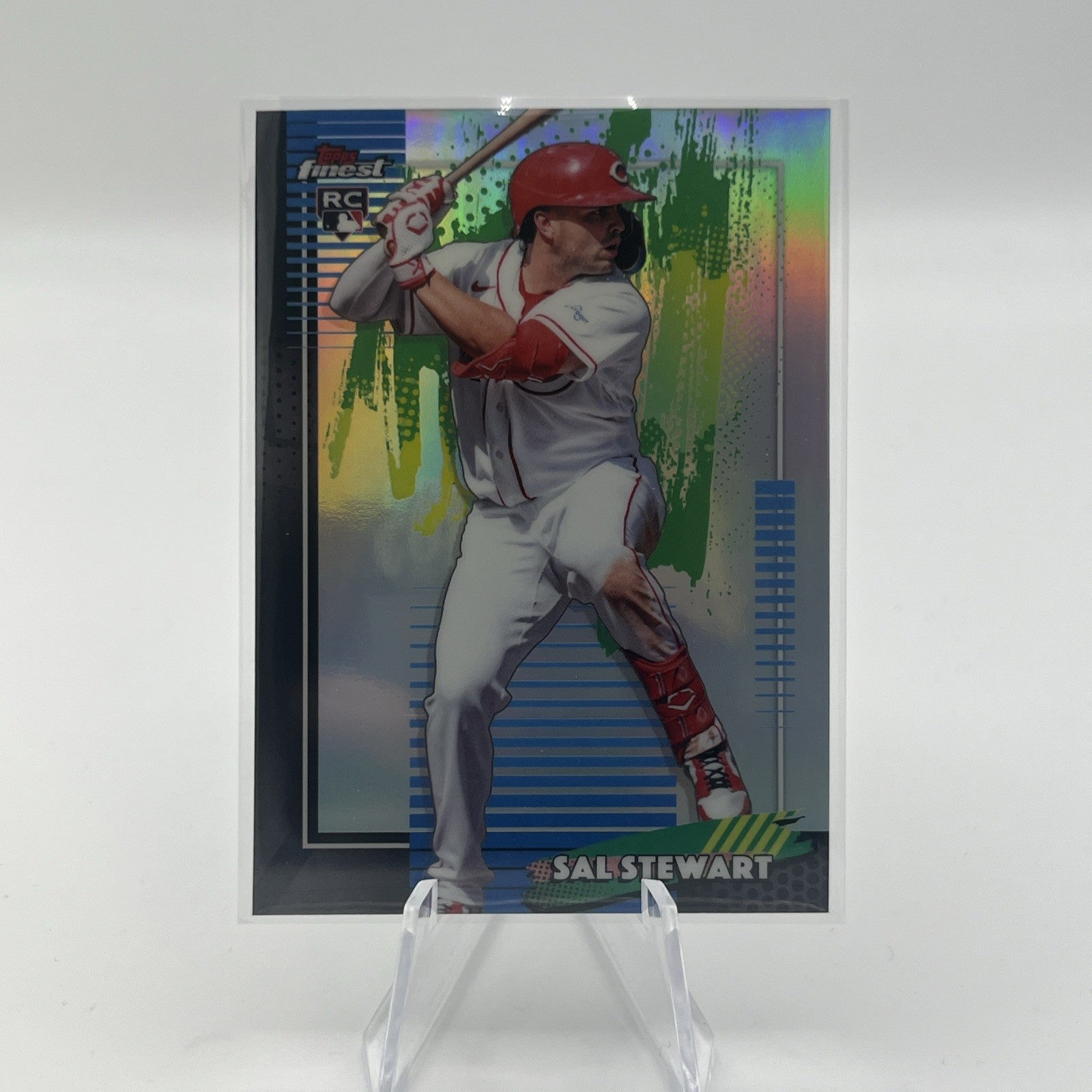 2026 Topps Finest Sal Stewart True Refractor #39 Common RC Reds