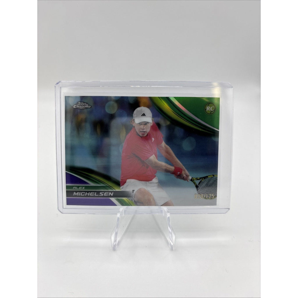2025 Topps Chrome - Alex Michelsen #291 Purple Refractor /125 (RC)