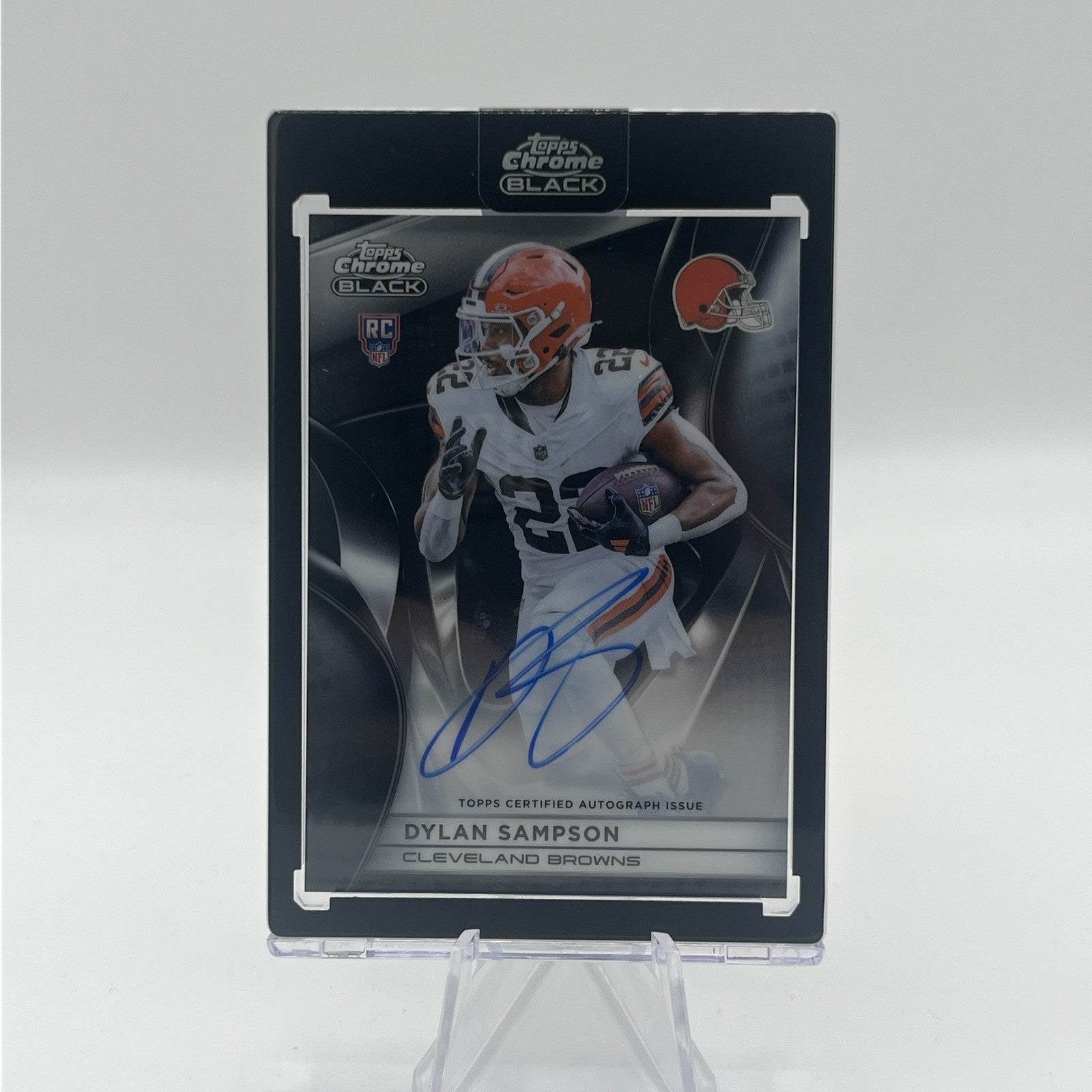 2025 Topps Chrome Black Auto RAU-DS Dylan Sampson Rookie Browns