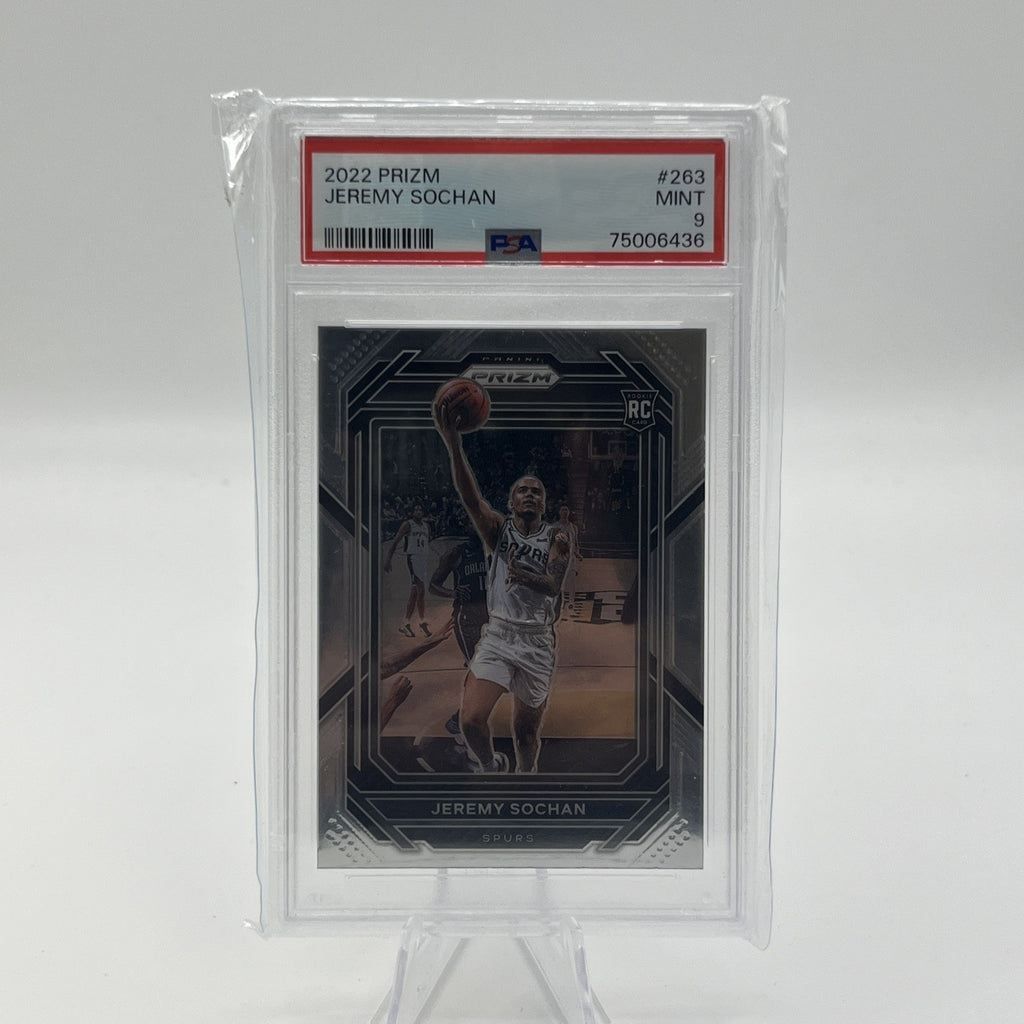 2022 Panini Prizm Jeremy Sochan PSA 9