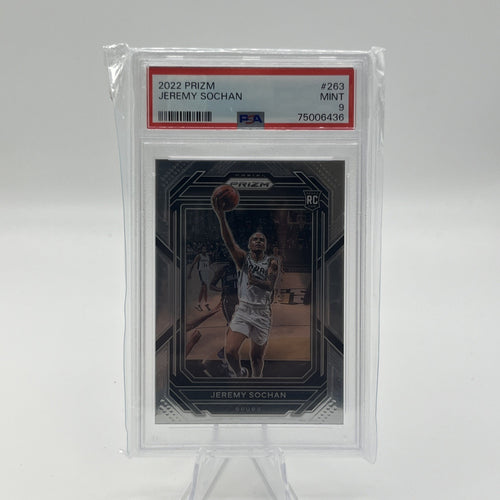 2022 Panini Prizm Jeremy Sochan PSA 9
