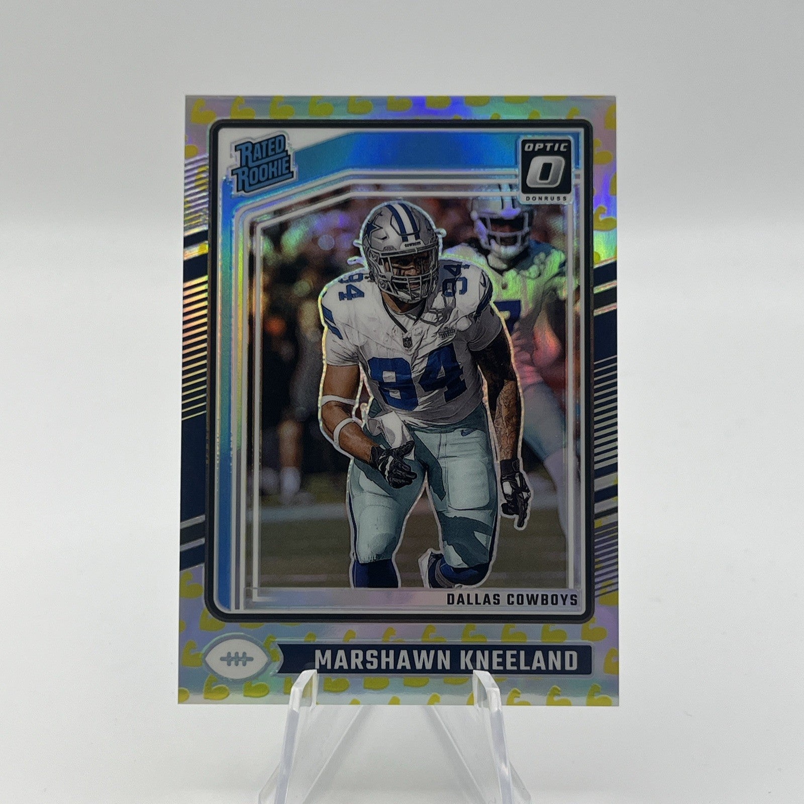 2024 Panini Donruss Optic Rated Rookie Marshawn Kneeland F lex Prizm /149 (RC)