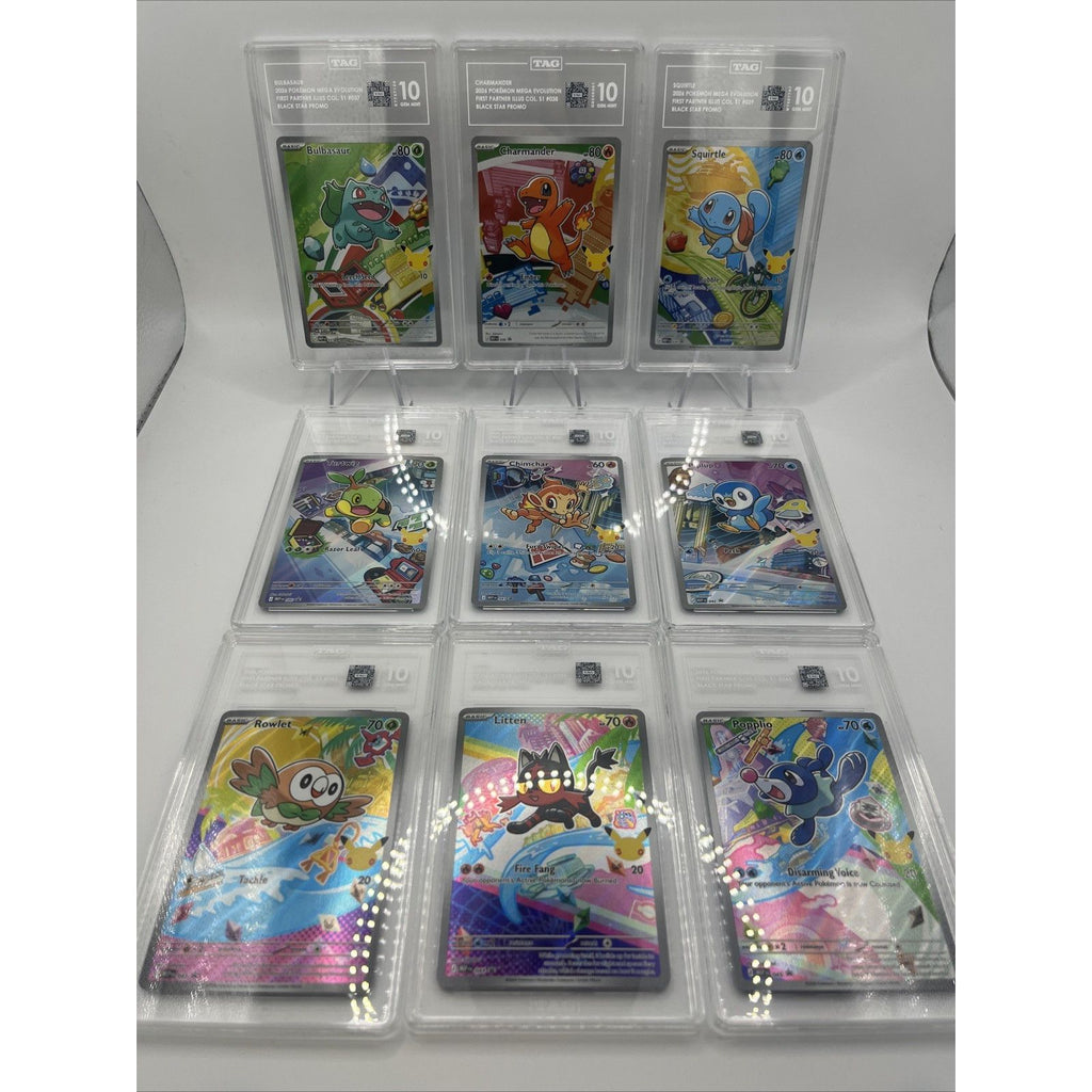 Pokemon First Partners ‼️COMPLETE SET‼️(TAG 10)