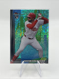 2026 Topps Finest Justin Crawford #9 Aqua Mini-Diamond Refractor /199 (RC)Common