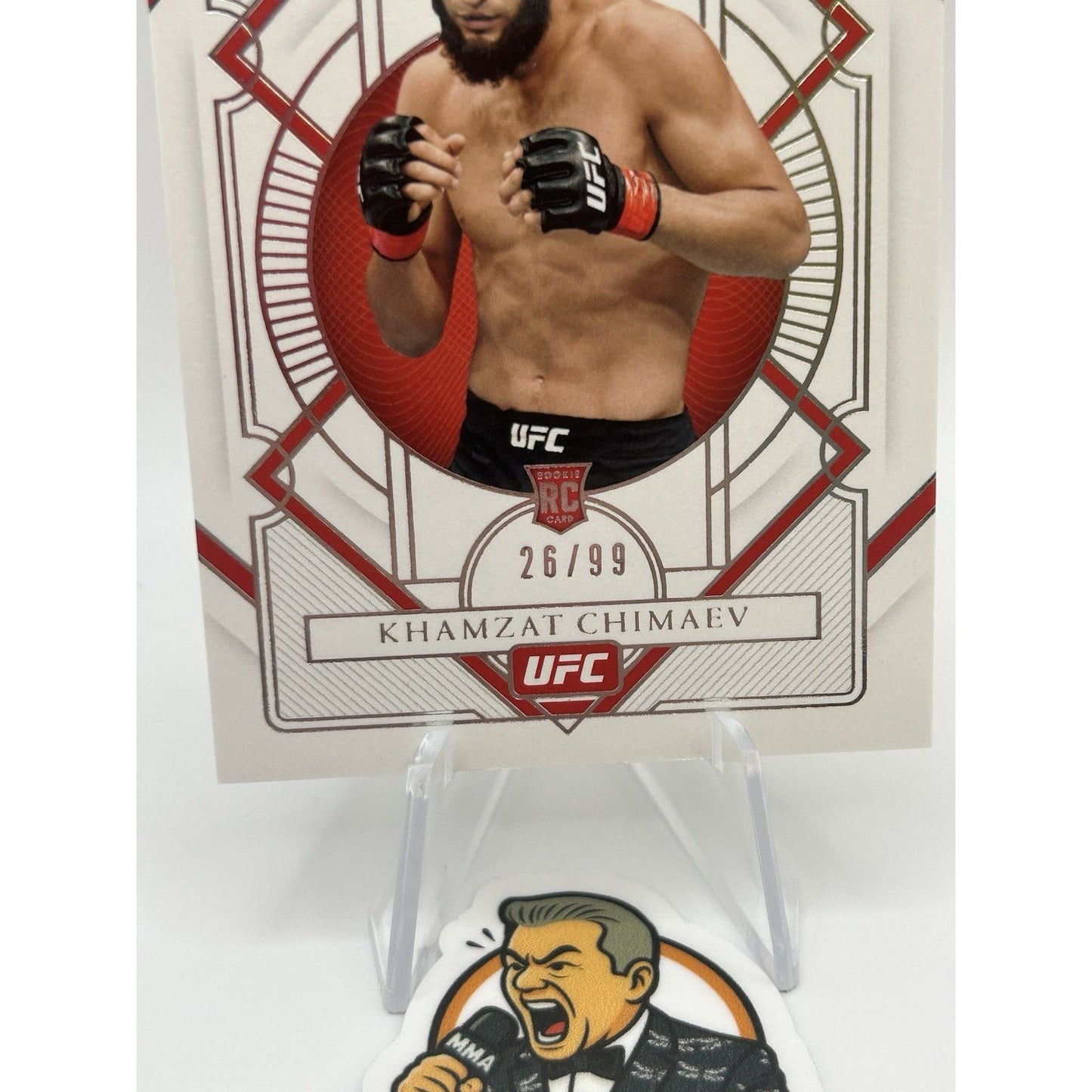 2021 Panini Chronicles UFC Khamzat Chimaev National Treasures Rookie /99