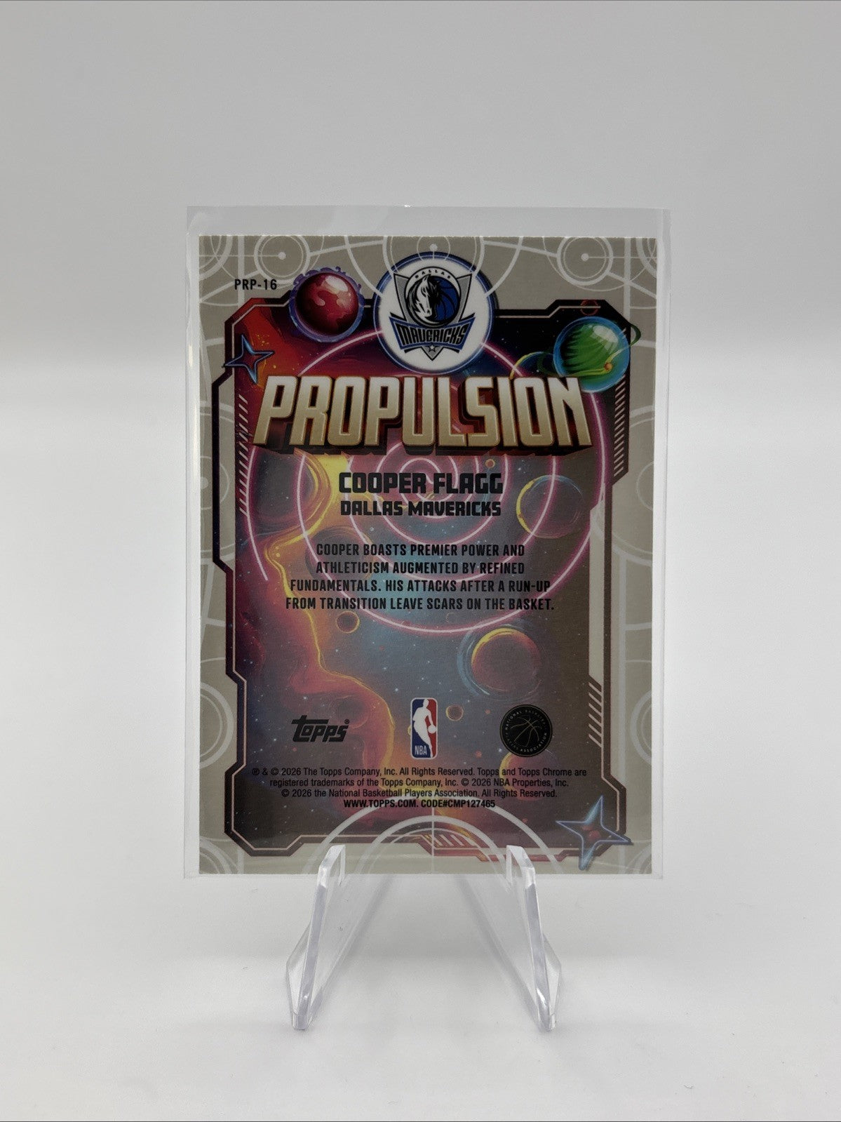 2025-26 Topps Cosmic Chrome - Propulsion Cooper Flagg #PRP-16 (RC)