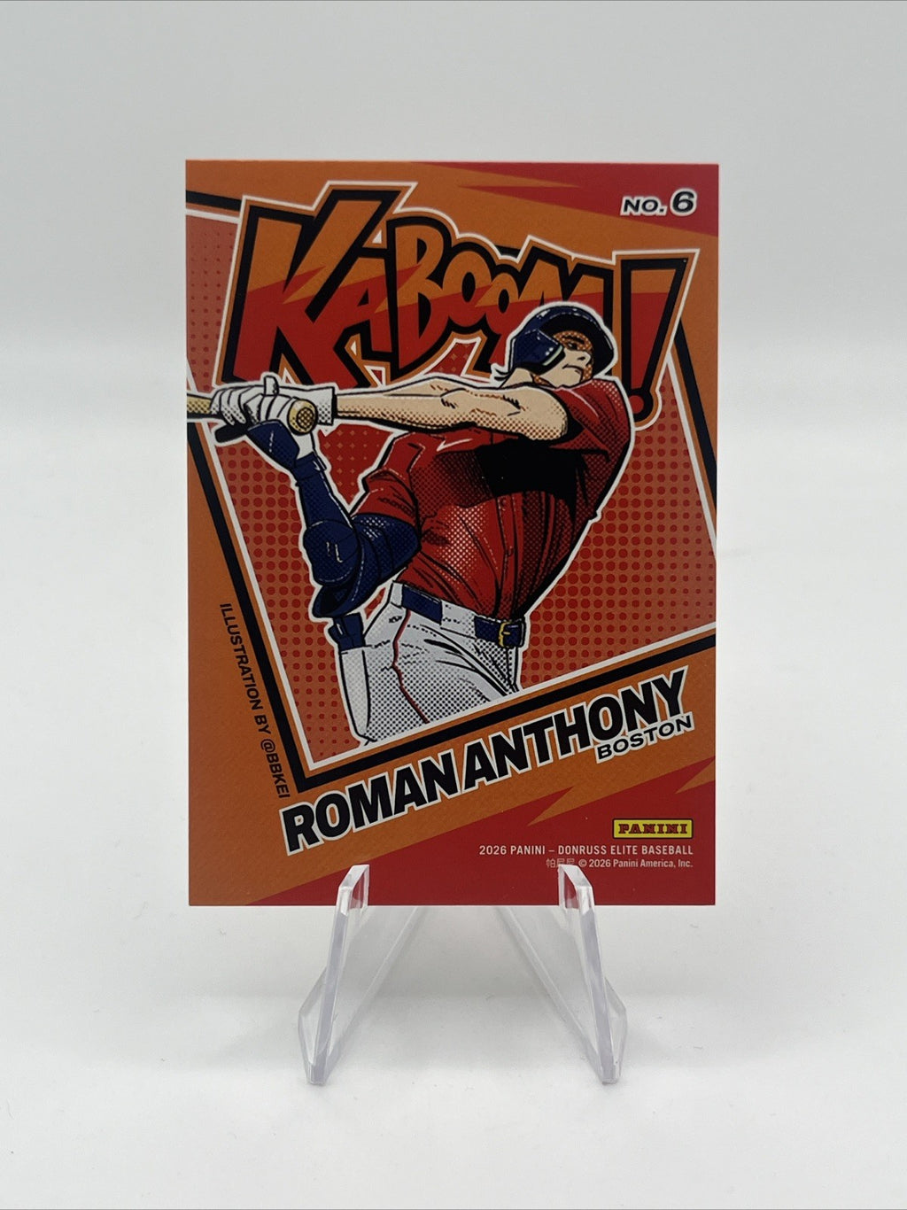 Kaboom! Roman Anthony Panini 2026 Donruss Elite Baseball Insert #6 Boston MLB