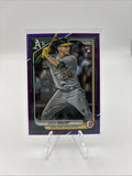 2024 Bowman Chrome #14 Zack Gelof Purple Parallel /250 (RC)
