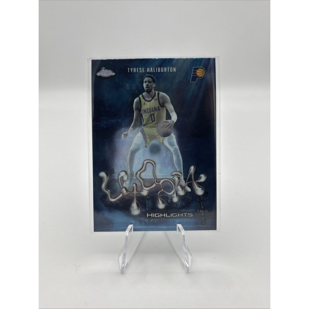 Topps 2026 Topps Chrome Tyrese Haliburton Pacers Cactus Jack Insert UH-4
