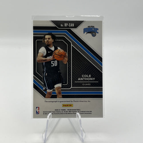 2020-21 Panini Prizm - Rookie Penmanship Cole Anthony #RP-CAN (RC)