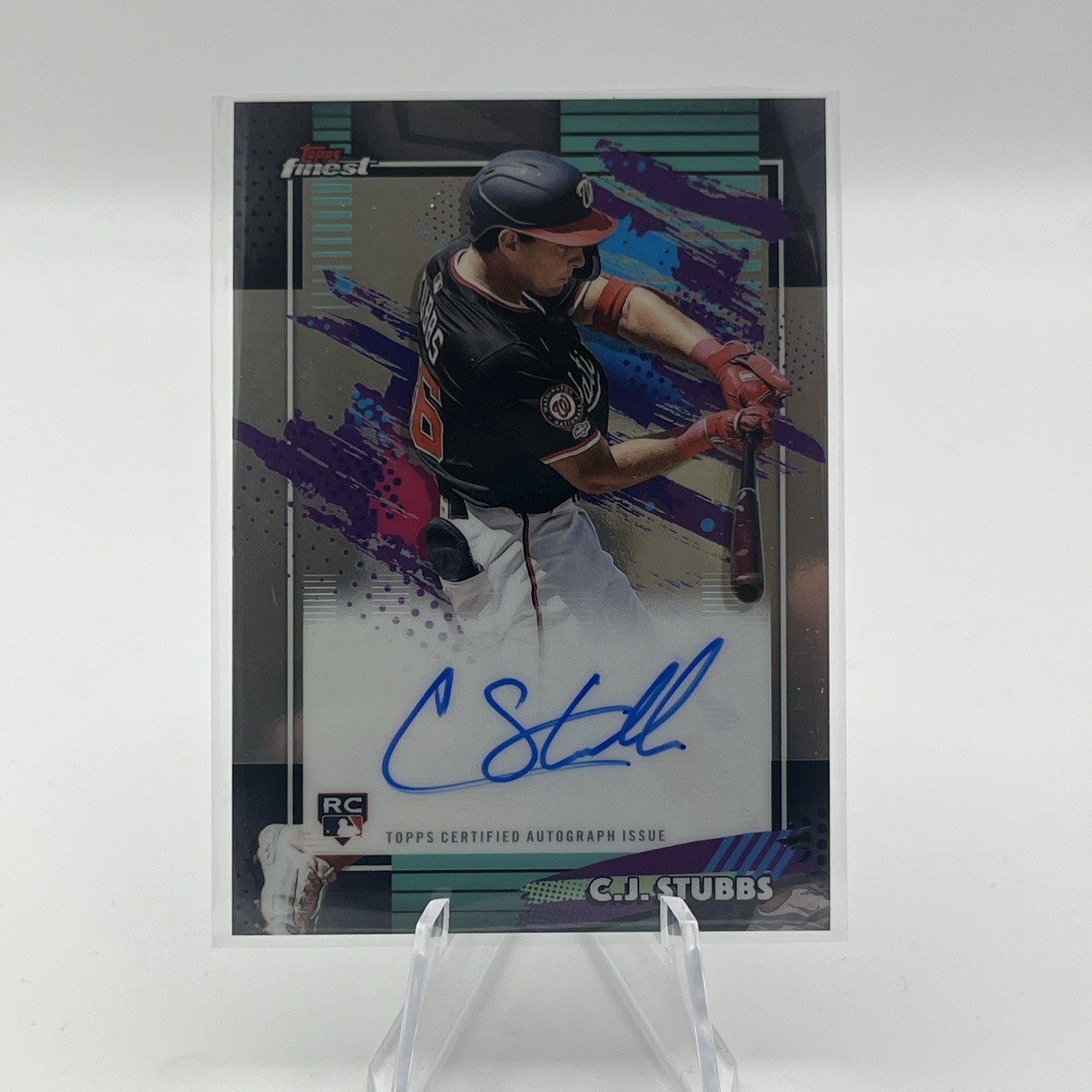 2026 TOPPS FINEST C.J STUBBS #FA-CS (RC) FINEST AUTOGRAPHS