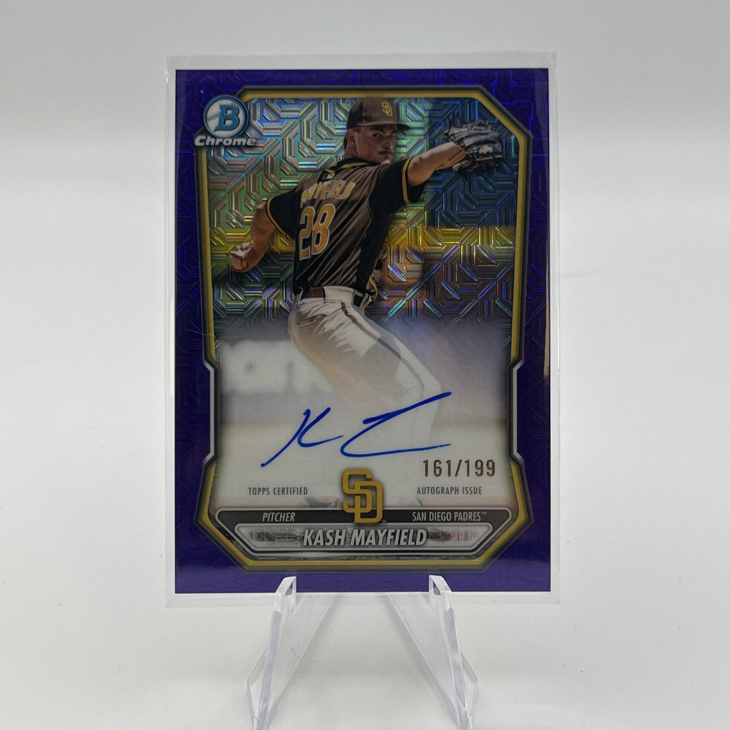 2026 Bowman Chrome Kash Mayfield Purple Mojo Auto /199