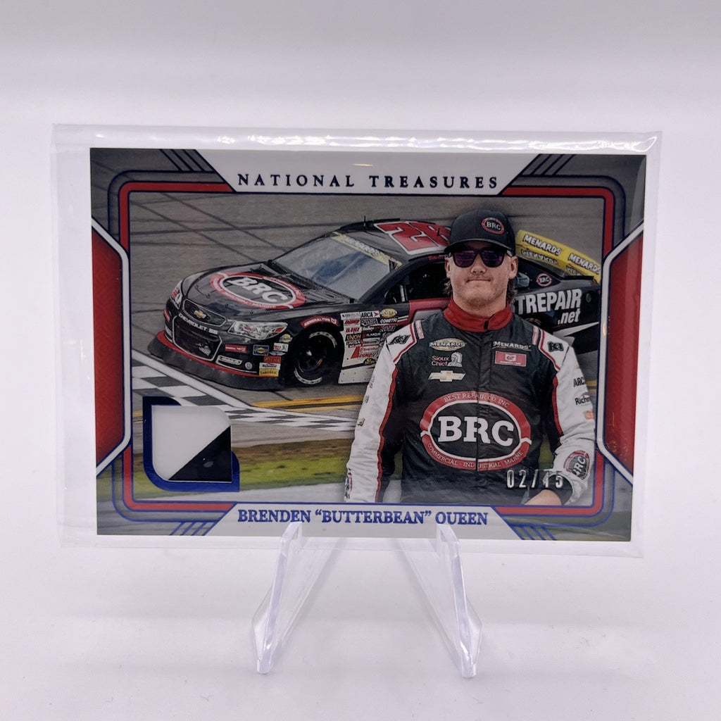 Brenden Queen 2025 Panini National Treasures No.TG-BQN #/99 Relic 2 Color
