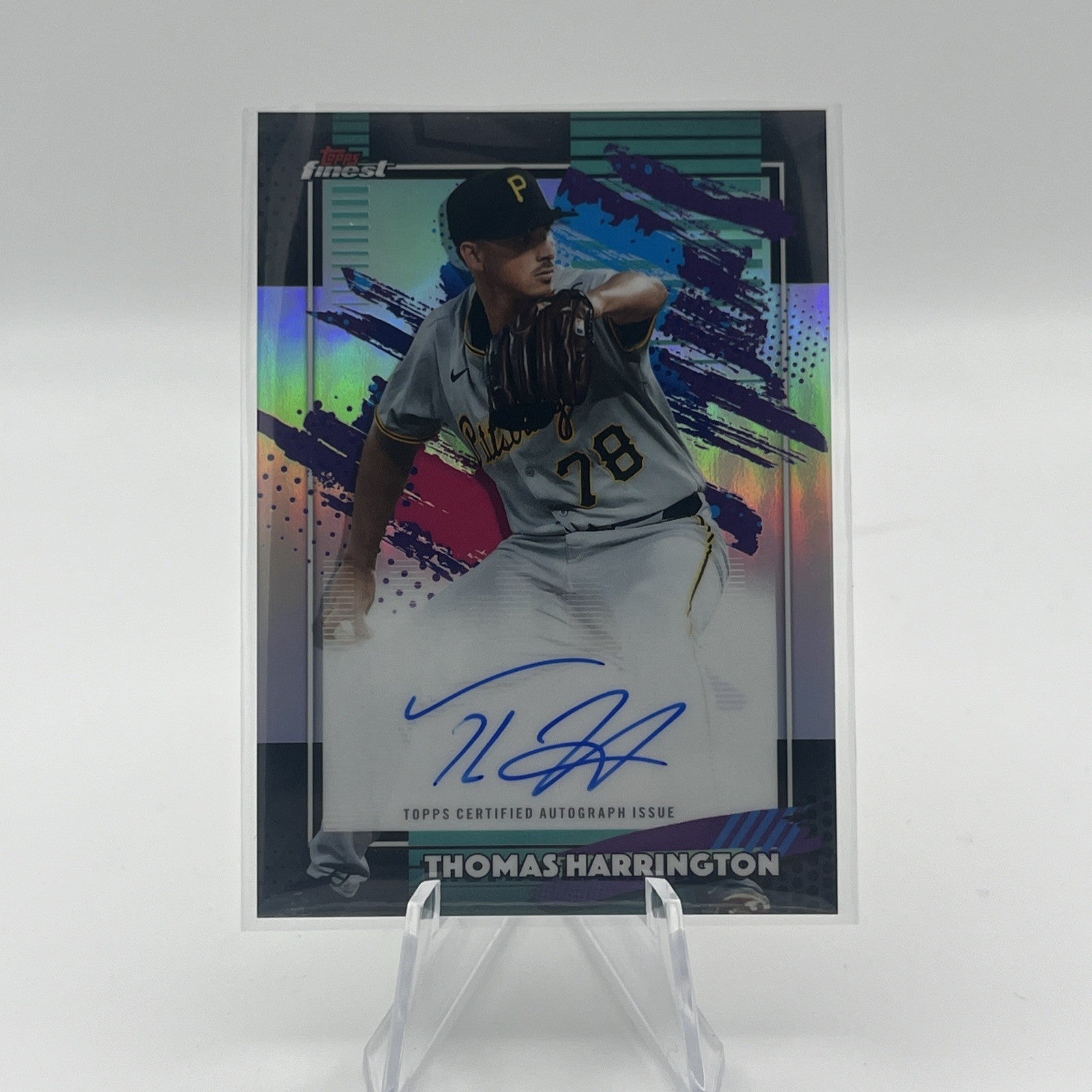 2026 Topps Finest Thomas Harrington Autograph # FA-THA PIRATES
