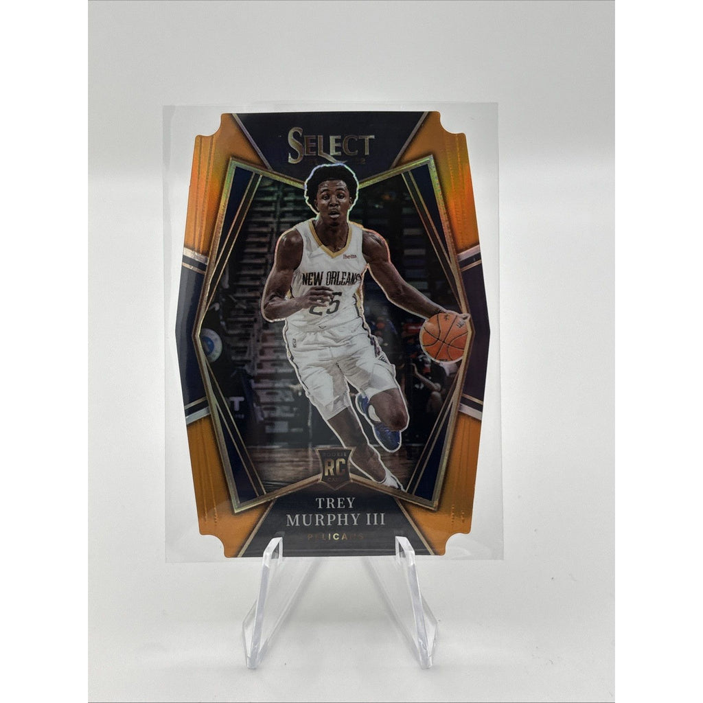 2021-22 Panini Select Trey Murphy Premier Level Orange Prizm Die-Cut RC /65 #151