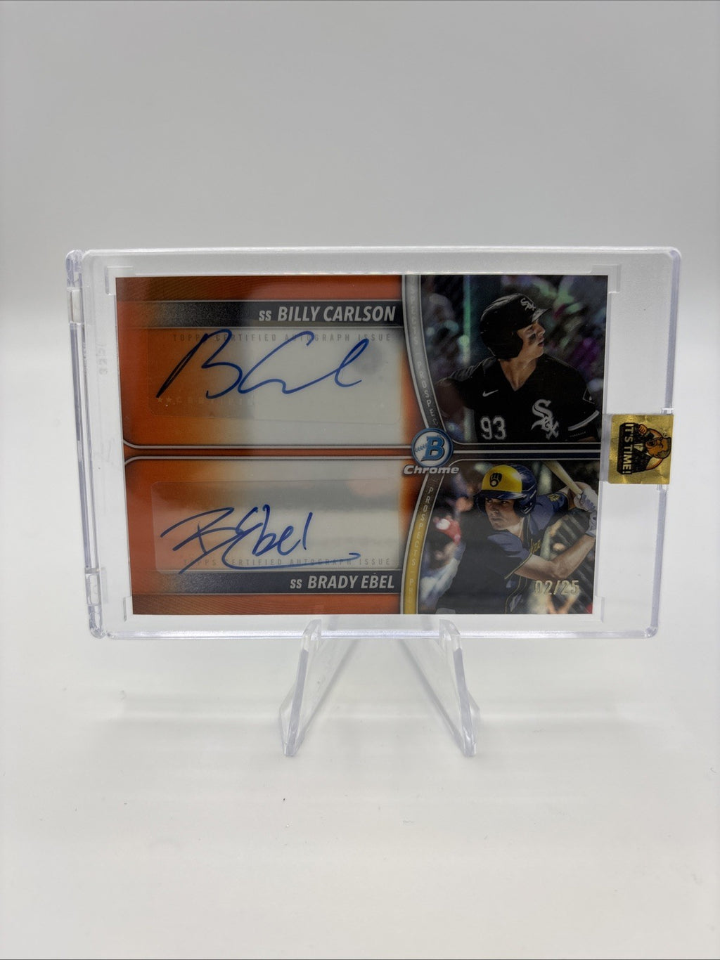 2025 Bowman Draft - Prospect Dual Autographs Billy Carlson, Brady Ebel...