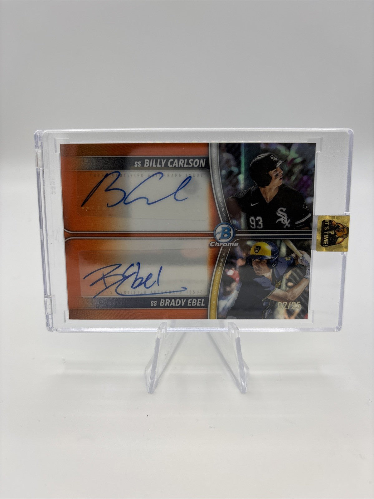 2025 Bowman Draft - Prospect Dual Autographs Billy Carlson, Brady Ebel...