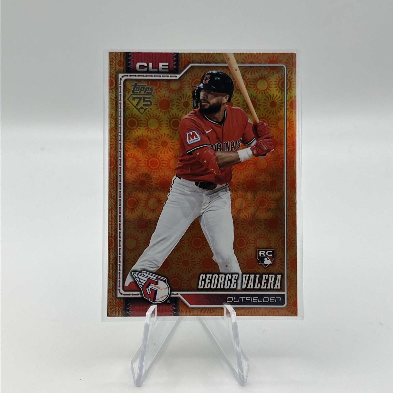 2026 Topps Series 2 George Valera Orange Sun Foil
