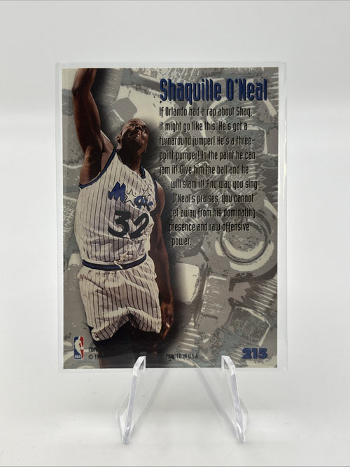 1995-96 Fleer Metal - Nuts & Bolts Shaquille O'Neal #215