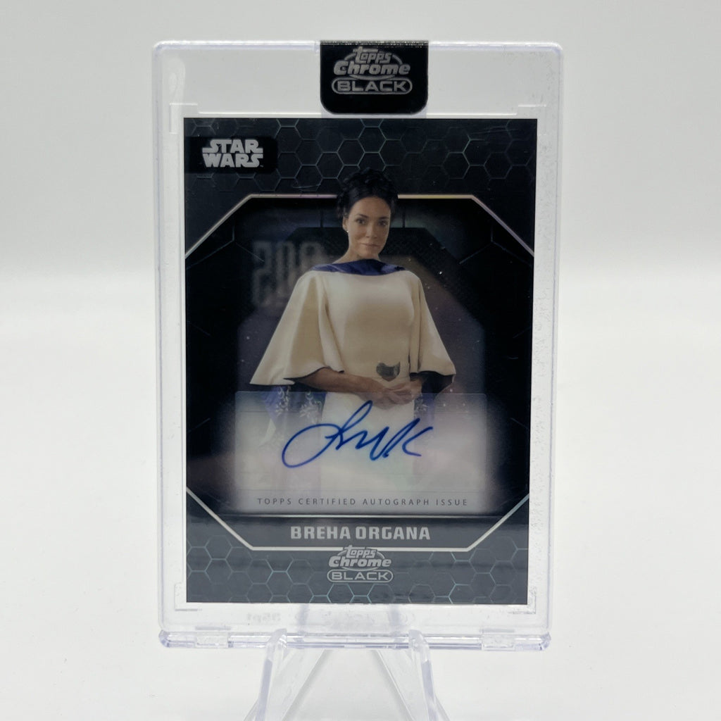 2024 Topps Chrome Black Star Wars Breha Organa #ALS-SK Simone Kessell Auto