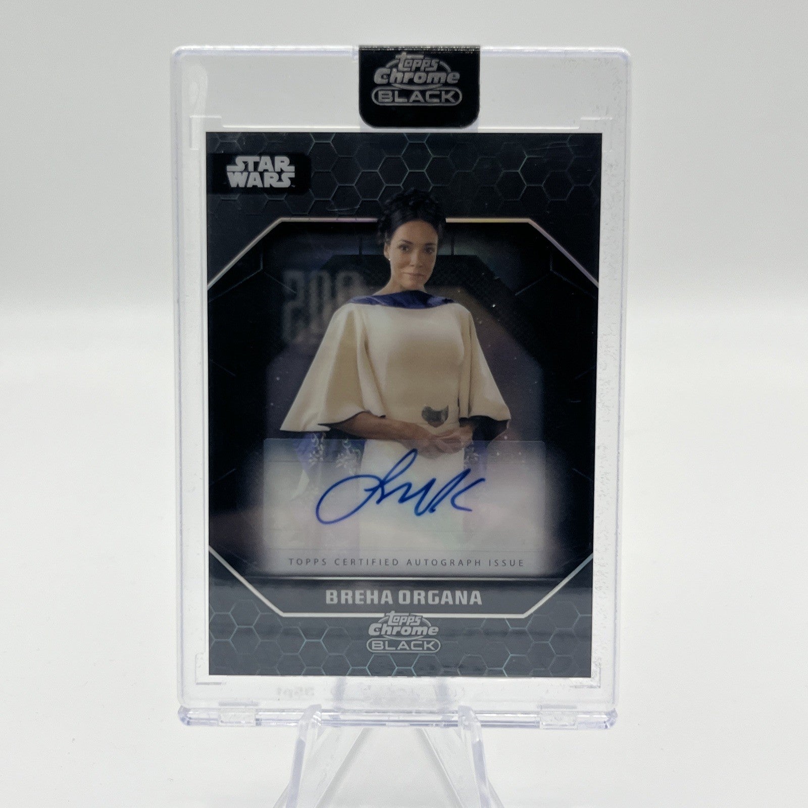 2024 Topps Chrome Black Star Wars Breha Organa #ALS-SK Simone Kessell Auto