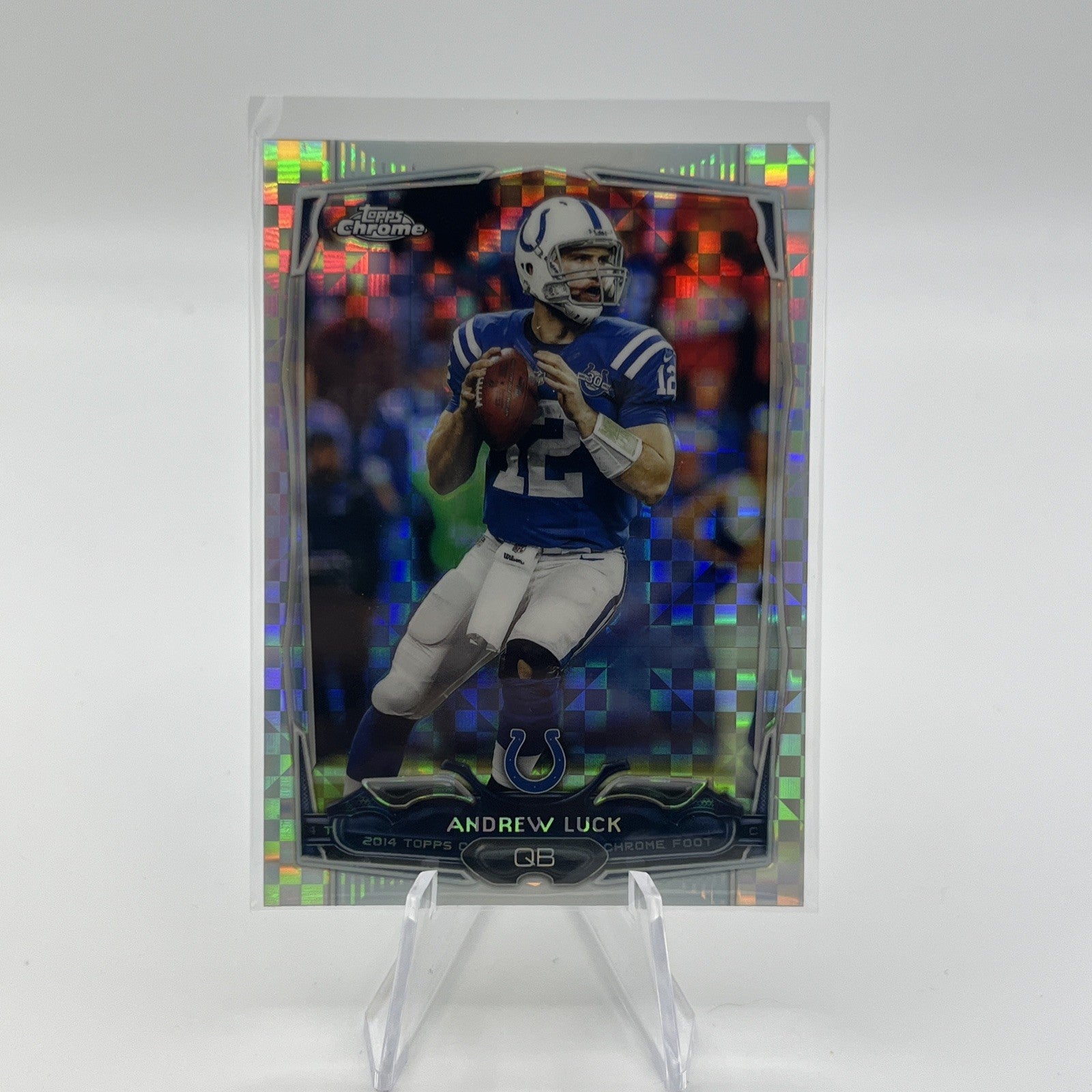 2014 Topps Chrome - Andrew Luck #47 X-Fractor