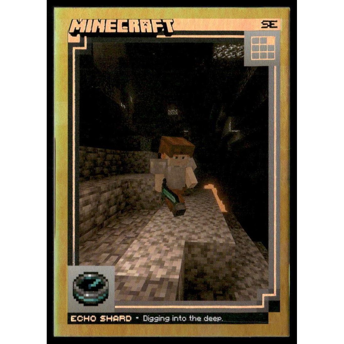 2025 Panini Minecraft 15th Anniversary #147 Echo Shard Optichrome Gold #/50